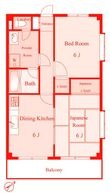 アゼリア旭ヶ丘の間取図