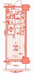 ガーラ・プライム横濱関内の間取図