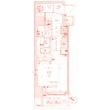 イアース横濱関内の間取図