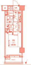 LEXE AZEST横濱関内の間取図