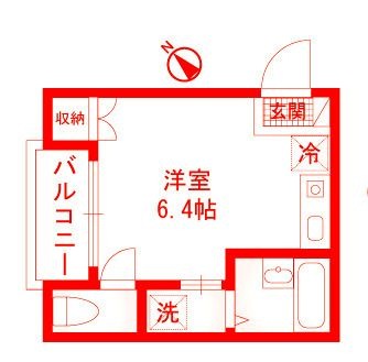 拡大写真:ラウレア 1階101の間取り