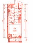 ライジングプレイス桜木町二番館の間取図