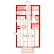 アコルデ反町の間取図