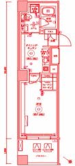 LEXE AZEST横濱関内の間取図