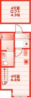 パース西戸部の間取図