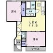 写真：プラスペラティＣ1階の間取図