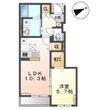コーポレーヴ高松IIの間取図