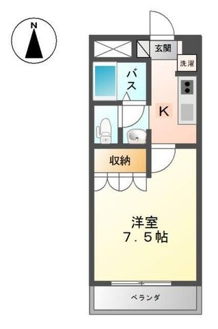 拡大写真:グリーンパレスIII 1階101の間取り