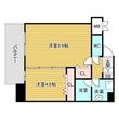 ルフォンプログレ南森町の間取図