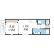 La vie belle 宝山町Ⅱの間取図