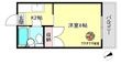 コーポ魚見の間取図