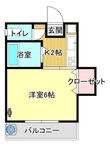 福永ハイツの間取図