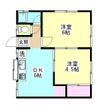 桜アパートの間取図