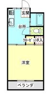 阿部ハイツNo.1の間取図