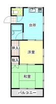 フジコーハイツの間取図