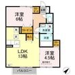 セジュール桜井 B棟の間取図