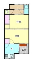 東門町借家の間取図
