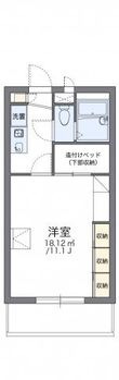 レオパレスヴィル　ヌーブの間取図