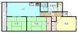 ヴェルディール北日吉の間取図