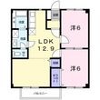 朝日ハイツBの間取図