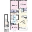 ヒナタ・アサヒノⅡの間取図