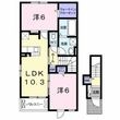 クラール東鳥生 Bの間取図