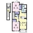 グレイスK Bの間取図