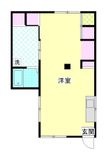 常盤町借家の間取図