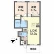シャーメゾンニコルの間取図
