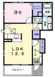 ハピネス Bの間取図