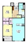 鳥生レジデンスⅠの間取図