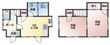 石川アパート(警固屋1-14-50)の間取図
