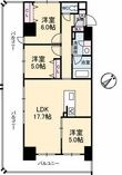 シャーメゾンステージ呉中央の間取図
