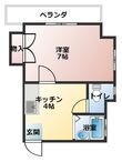 カーサ東中央の間取図