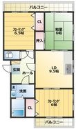 コンフォート野間の間取図