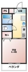 エスティージュンの間取図