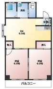 小柴クリーニングマンションの間取図