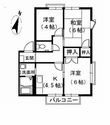 フレグランス阿賀南D棟の間取図