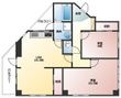 呉駅前マンションの間取図