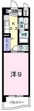 ヒロ・ファースト ケイの間取図