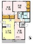 Villa Primavera Ⅰ棟の間取図