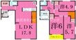 Kolet豊四季〜コレットトヨシキ〜の間取図