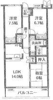 モラダ・アケボノの間取図