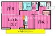 フライハイトの間取図