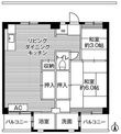 ビレッジハウス江戸川台4号棟の間取図