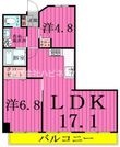 エイム柏の間取図