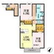 フジクレールBの間取図
