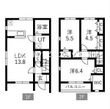 Grand　Terrace　野々下の間取図