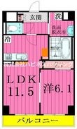 写真:Y’s STATE 天王台 1階105の間取図