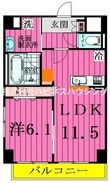 写真:Y’s STATE 天王台 3階307の間取図